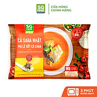 Chỉ Giao HCM - Cá Saba Nhật Phi Lê Xốt Cà Chua Sài Gòn Food Gói 240g thumbnail