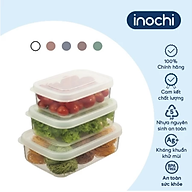 Bộ 3 hộp thực phẩm chữ nhật Hokkaido 50010002000ml