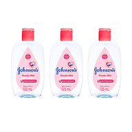 Combo 3 Chai Nước Hoa Cho Bé Johnson's Baby Cologne Hương Phấn Hoa Power Mist Baby Cologne 125ml