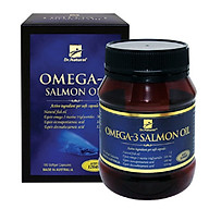 Dr Natural Omega 3 Salmon Oil 1000mg Viên uống dầu cá Hồi bổ não tốt cho tim mạch nhập khẩu AUSTRALIA thumbnail