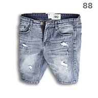 quần jean rách màu xanh sáng, thiết kế đơn giản, chât co giãn, vải mền mịn, thích hợp cho dạo phố thumbnail