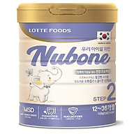 Combo 02 lon sữa công thức cao cấp Nubone step 1 cho trẻ 0-12 tháng nhập khẩu nguyên lon từ Hàn Quốc thumbnail