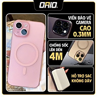 Ốp lưng mỏng chống vân tay màu hồng cho iPhone 16plus / ip16 / ip15 / 15plus / ip14 - Hàng nhập khẩu