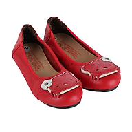 Giày trẻ em nữ Huy Hoàng da bò màu đỏ HC7861 thumbnail