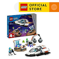 LEGO CITY 60429 Đồ chơi lắp ráp Tàu vũ trụ khám phá thiên thạch (126 chi tiết)