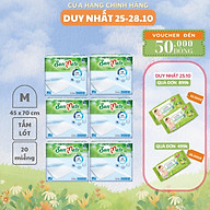 Combo 6 - Tấm lót SunMate mới size M (45x70cm)