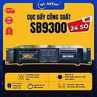Cục Đẩy Sông Suất 24 Sò SB9300 – Main Công Suất 2 Kênh Và 8 Tụ Đánh Được Loa Bass 25, Bass30 Hàng Chính Hãng