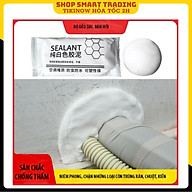 Xi măng trắng dẻo chống thấm, trám tường nhà lỗ điều hòa, đường ống nước