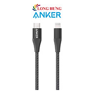 Cáp USB Type-C to iP Anker MFI PowerLine+ II 0.9m A8652/1.8m A8653 - Hàng chính hãng
