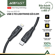 Cáp Acefast USB-C to Light.ning dài 0.3m - DC3-01 Hàng chính hãng Acefast
