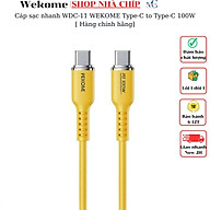 Cáp sạc nhanh WDC-11 WEKOME Type-C to Type-C 100W[ Hàng chính hãng]