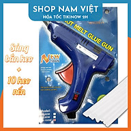 Súng Bắn Keo (Cỡ Lớn/Nhỏ) Kèm 10 Keo Nến Silicon