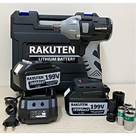 Máy siết bulong Không chổi than RAKUTEN 199V tặng đầu chuyển thành máy bắn tôn.máy bắt vít