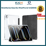 Bao da cho iPad Pro 11 inch 2024/ Pro 13 inch 2024 M4, Dux Ducis Unid Series With Apple Pencil Holder & Auto Sleep Wake_ Hàng chính hãng