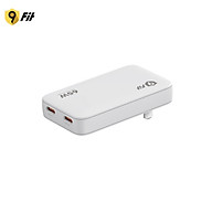 Củ Sạc 9FIT Slim PD 65W 2C GaN, sạc nhanh, bảo hành 2 năm 1 đổi 1 - Hàng chính hãng