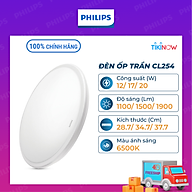 Bộ đèn PHILIPS LED ốp trần tròn CL254- Công suất (12W,17W,20W) ánh sáng trắng