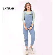 Yếm jeans dài LATIFAH gài cúc ống YJ003 phong cách trẻ hàn quốc thumbnail