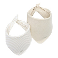 Set 2 Yếm giữ ấm cổ tam giác cho bé sơ sinh - 1 tuổi 100% cotton 2 lớp - Comfybaby thumbnail