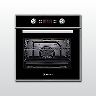 Lò nướng MOV-65DA (kính đen) - Tặng Chảo không dính SA-02 + Khay úp chén dĩa MDD-14028 - Hàng chính hãng