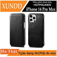 Bao da thể thao chống sốc dành cho iPhone 14 Pro Max (6.7 inch) hiệu XUNDD Gra Series có ngăn đựng thẻ Card ATM visit cao cấp Bảo vệ toàn diện 360 độ, Smartsleep thông minh - hàng nhập khẩu