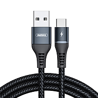 Cáp sạc nhanh 2.4A và truyền dữ liệu chân type-C Remax Colorful Light RC-152a [Hàng chính hãng]