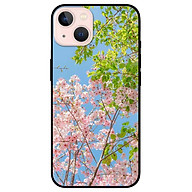 Ốp lưng dành cho Iphone 12 - 12 Pro - 12 Pro Max - 13 Mini - 13 - 13 Pro - 13 Pro Max - Đào Hồng Xanh - Hàng Chính Hãng