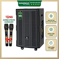 Loa Kéo 4 Tấc Nanomax SK-1201 Bass 30cm 420w Karaoke Bluetooth. Hàng chính hãng