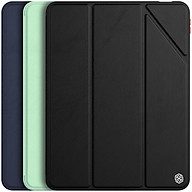 Bao da cho iPad Air 5 2022 10.9 inch Nillkin Bevel Leather Case (Có khe cắm bút Apple Pencil) - Hàng Chính Hãng