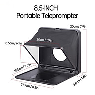 Lensgo Teleprompter TC7 - Máy Nhắc Chữ Mini Cho Biên Tập Viên, MC Truyền Hình, Kích Thước Nhỏ Gọn, Dùng Cho Điện Thoại, Máy Ảnh - Hàng Chính Hãng