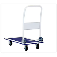 Xe đẩy hàng 4 bánh gấp gọn bánh chống ồn sàn kim loại bền bỉ