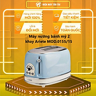 Nướng bánh mỳ 2 khay  (Màu xanh da trời) Ariete  MOD. 0155/15 - Hàng chính hãng