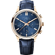 Đồng hồ đeo tay Nam hiệu JONAS & VERUS Y00820-Q6.PPLLL, Máy Pin (Quartz), Kính sapphire chống trầy xước, Dây Da Italy thumbnail