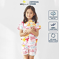 Bộ đồ ngắn tay mặc nhà cotton giấy cho bé gái U3029 - Unifriend Hàn Quốc thumbnail