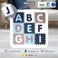 Thảm xốp lót sàn cho bé - chữ cái Pastel (26 miếng, diện tích 2.4m2) Smile Puzzle_KHÔNG MÙI TIÊU CHUẨN CHÂU ÂU