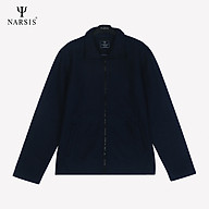 Áo khoác Nam Narsis D9003 áo khoác nỉ màu tím than chất dạ giữ ấm tốt chất thumbnail