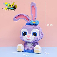 Đồ chơi lego 3d Thỏ tím stella lou múa bale dễ thương cute quà tặng sinh thumbnail