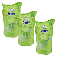 Combo 3 Túi Nước Rửa Bình Sữa Dnee 600ml/túi