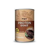 Bột Protein Shake hữu cơ vị cacao và vanilla Dragon Superfoods 500gr thumbnail