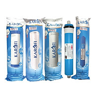 Combo 5 lõi lọc nước Karofi chính hãng dùng cho máy lọc nước Karofi HC300-RO - Hàng Chính Hãng