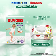 Tã quần Huggies Airsoft size XXL 24 miếng
