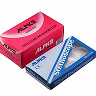 Máy Đo Huyết Áp Cơ Đồng Hồ Alpk2 500V Tai Nghe Ft 801 (Xám)