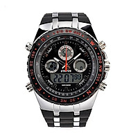 New STRYVE Men s Dual Movement Sports and Leisure Watch Multifunctional Silicone Alloy Strap Watch S8002 thumbnail