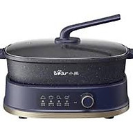 Nồi Lẩu 2 Ngăn Bear Đa Năng Nhiều Chế Độ Nấu Lẩu Hầm Ninh Chiên Rán Xào Chống Dính Cực Tốt Kháng Khuẩn 99,99% - SB NL60U HÀNG CHÍNH HÃNG