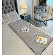 Thảm ngải cứu đông y Trung Hoa 60*150cm sưởi ấm, hỗ trợ điều trị đau mỏi vai gáy xương khớp, Đệm sưởi điện ngải cứu đông y - Hàng chính hãng