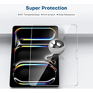 Miếng dán màn hình kính cường lực cho iPad Air 11 13 inch M4 2024/ iPad Air 6 M2 11 inch 2024 hiệu Gucase (mỏng 0.2 mm, vát cạnh 2.5D, chống trầy, chống va đập - hàng nhập khẩu