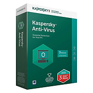 Phần Mềm Diệt Virus Kaspersky Antivirus (KAV) - 3 User - Hàng chính hãng thumbnail