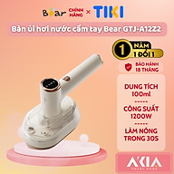 Bàn ủi hơi nước cầm tay Bear GTJ-A12Z2 - Công suất 1200W, nhanh nóng chỉ trong 30s, lực phun hơi nước mạnh - HÀNG CHÍNH HÃNG