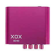 Sound card livestream kỹ thuật số XOX BD40 100 hiệu ứng âm thanh - 4 chế độ làm việc điều khiển từ xa cho điện thoại và PC - Hàng chính hãng thumbnail