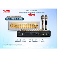 Vang số chỉnh cơ tích hợp Bluetooth & Micro không dây UHF ACNOS MI30S