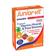 Healthaid Junior Vit, Cung cấp đầy đủ Vitamin và khoáng chất giúp trẻ cao thumbnail